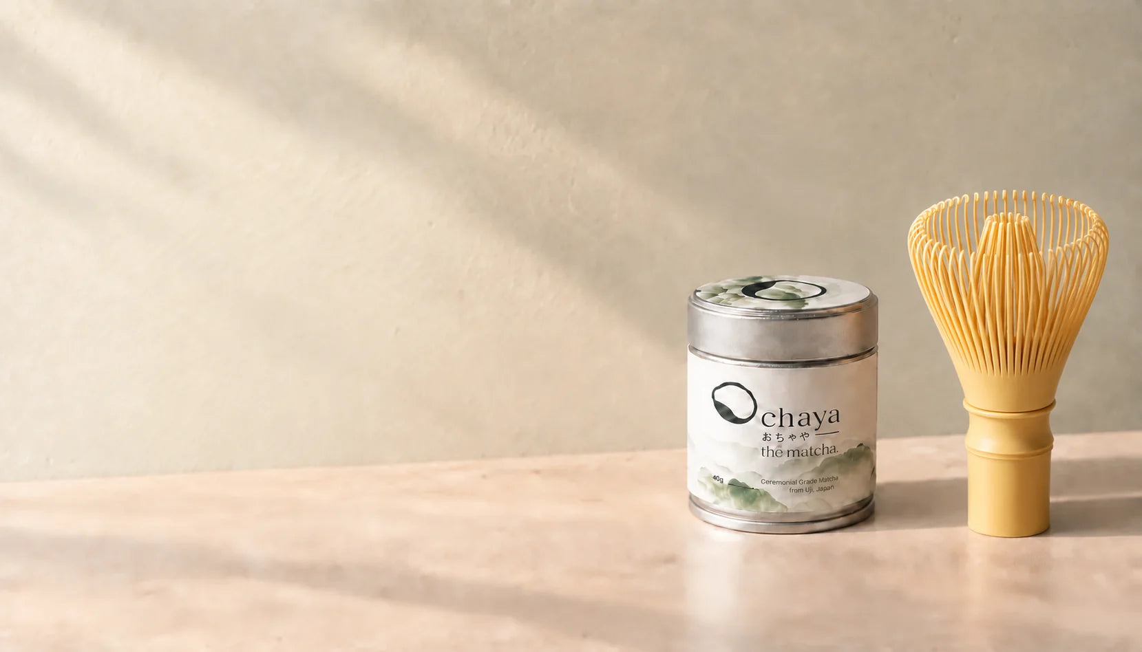 Ochaya Uji-matcha og plastwhisk